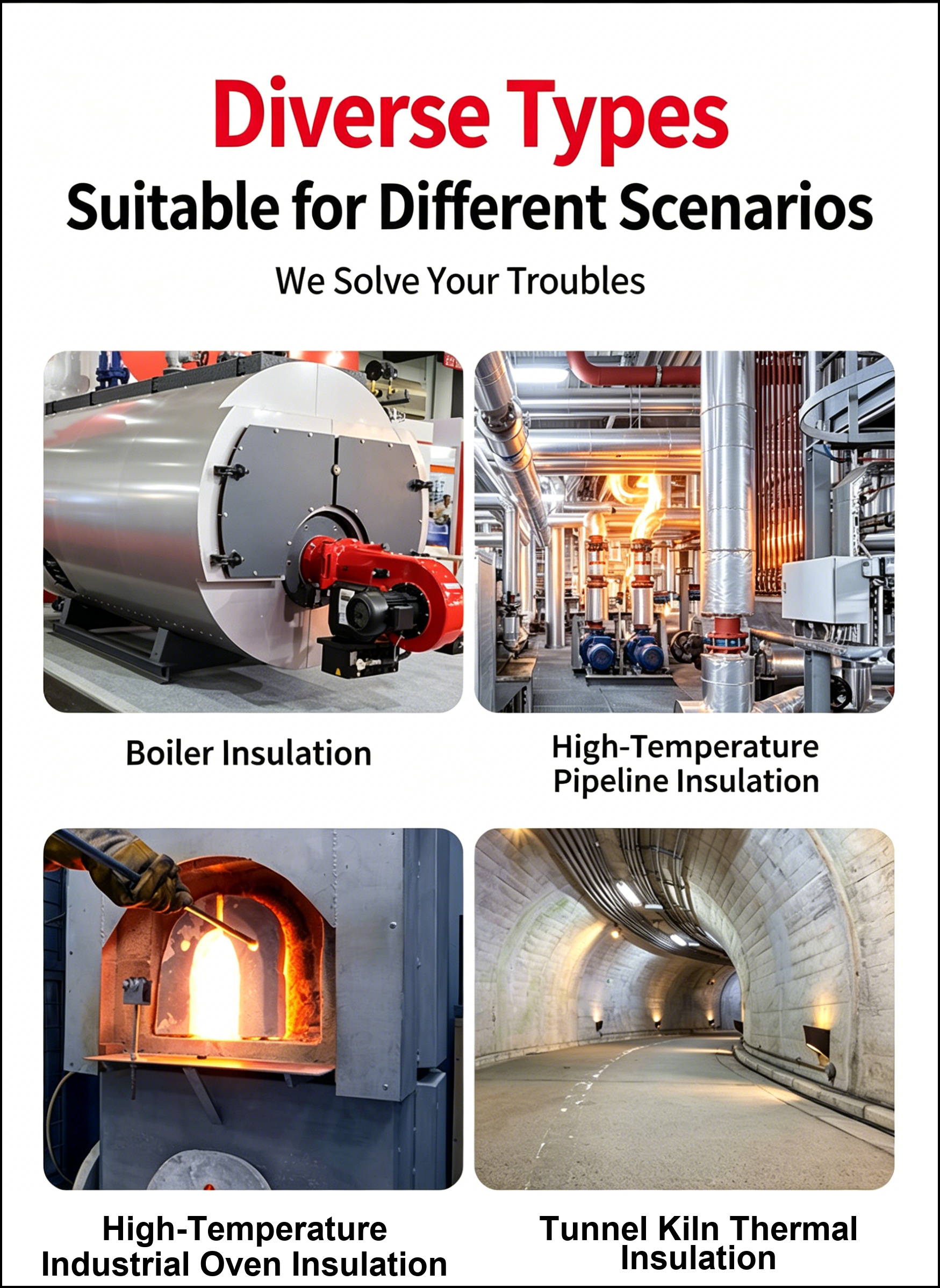 Refractory material application scenarios