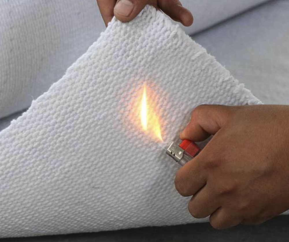 Ceramic fiber cloth texture